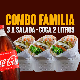 3 X - SALADA + COCA 2LTS
